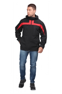 Куртка мужская «Софтшелл» (черная)