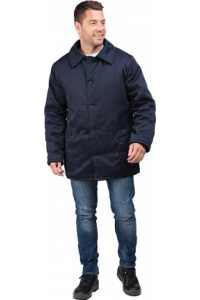 Куртка мужская «Телогрейка» утеплённая (тёмно-синий)