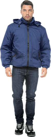 Куртка мужская демисезонная «Штурвал» (т/синяя)