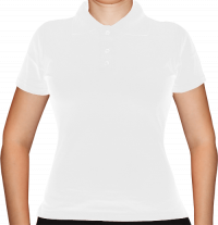 Рубашка-поло женская белая