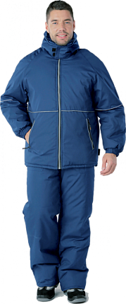 Куртка мужская «Пилот» утеплённая (тёмно–синий)