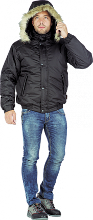 Куртка мужская «Спринт» утеплённая (черный)