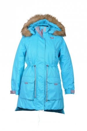 Куртка женская зимняя – Зимняя женская куртка голубого цвета для сотрудниц «Ростсельмаш»