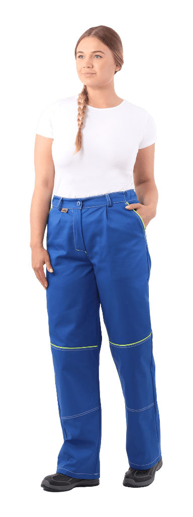 «Турбо» – брюки рабочие женские летние василькового цвета