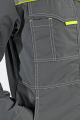 Превью ««Турбо» - куртка мужская удлиненная серая - карман и вентиляционные отверствия»