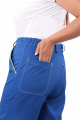 Превью ««Турбо» – брюки рабочие женские летние василькового цвета (вид заднего кармана)»